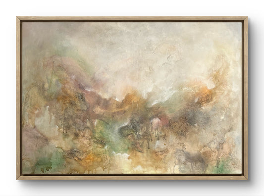 Blooming silence - 80x120 cm
